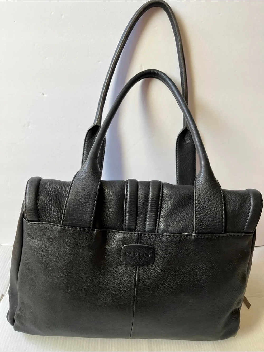 RADLEY LONDON Black Leather Top-Handle Satchel